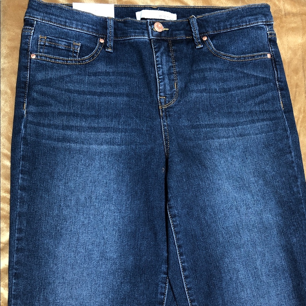 Ella Moss Deep Blue Straight Leg Jeans